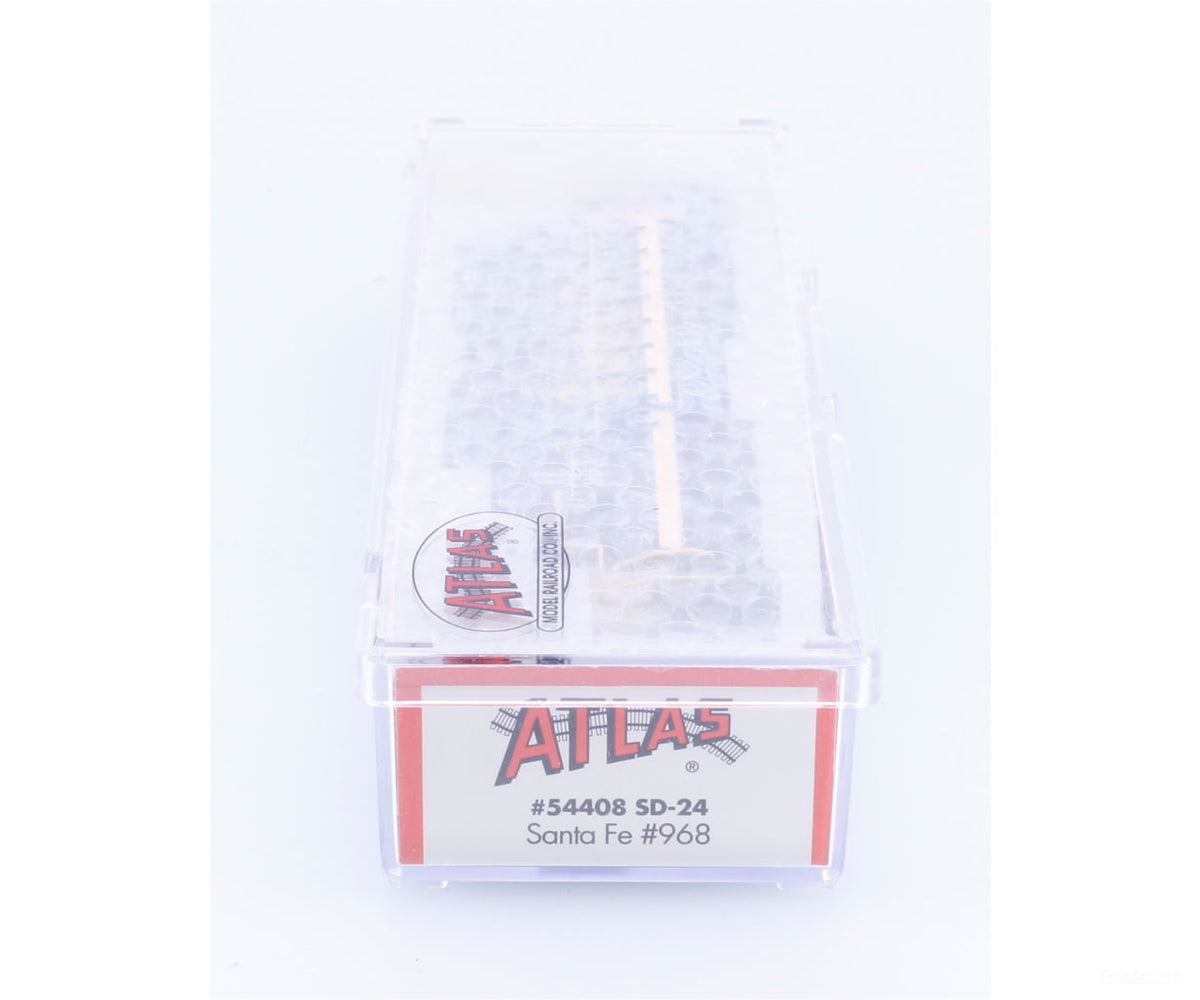 Atlas 54408 N SD-24 Diesel Locomotive Santa Fe (SF) 968 DCC - Locomotives