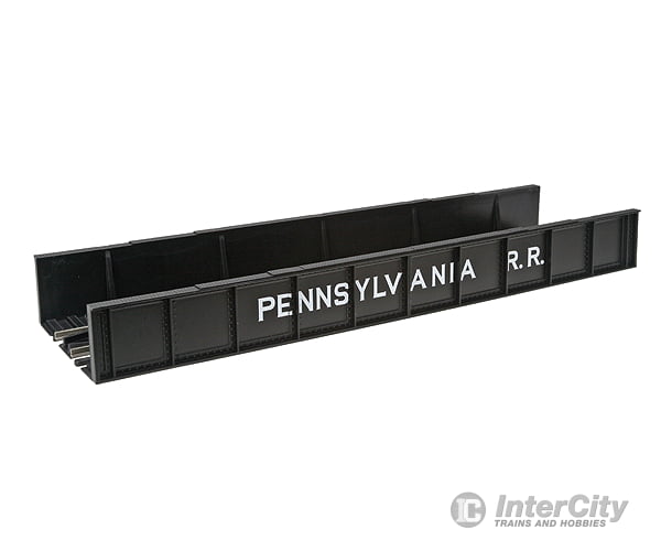 Atlas 70000003 Decorated Plate Girder Bridge W/Code 100 Track -- Pennsylvania Railroad (Black White)