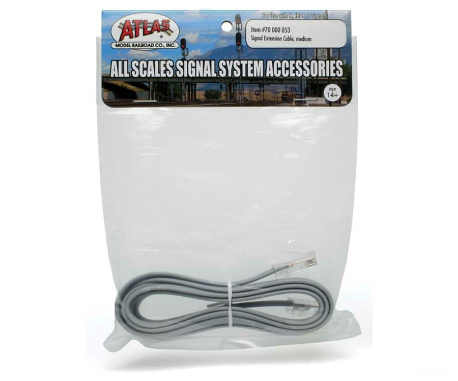 Atlas 70000053 Signal Extension Cable - All Scales System -- Medium 60 152Cm Signals & Catenary