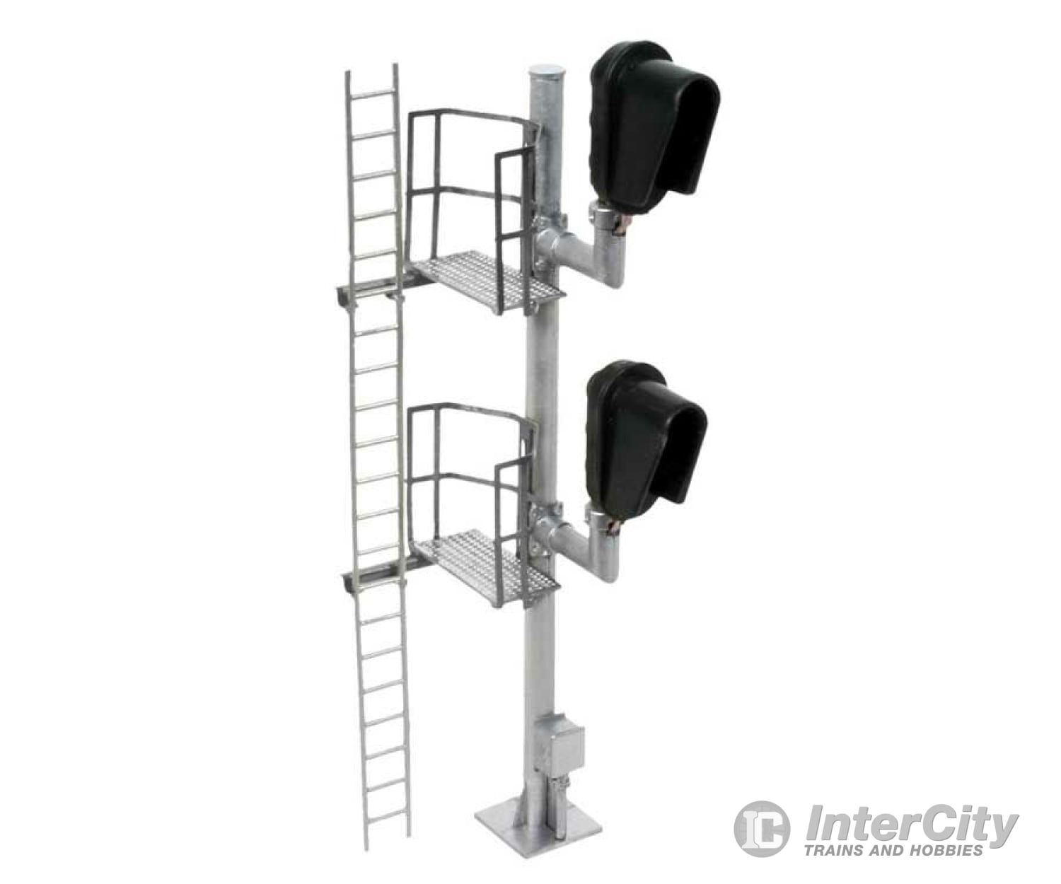 Atlas 70000096 Double-Head Modern Hooded Signal - All Scales System -- Left Hand Signals & Catenary