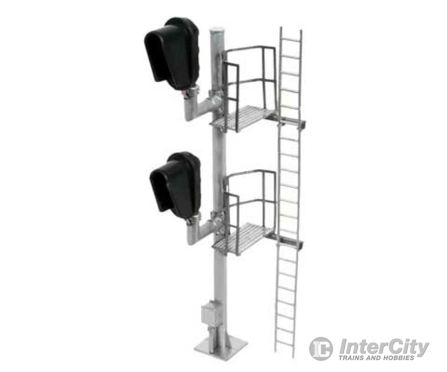 Atlas 70000097 Double-Head Modern Hooded Signal - All Scales System -- Right Hand Signals & Catenary