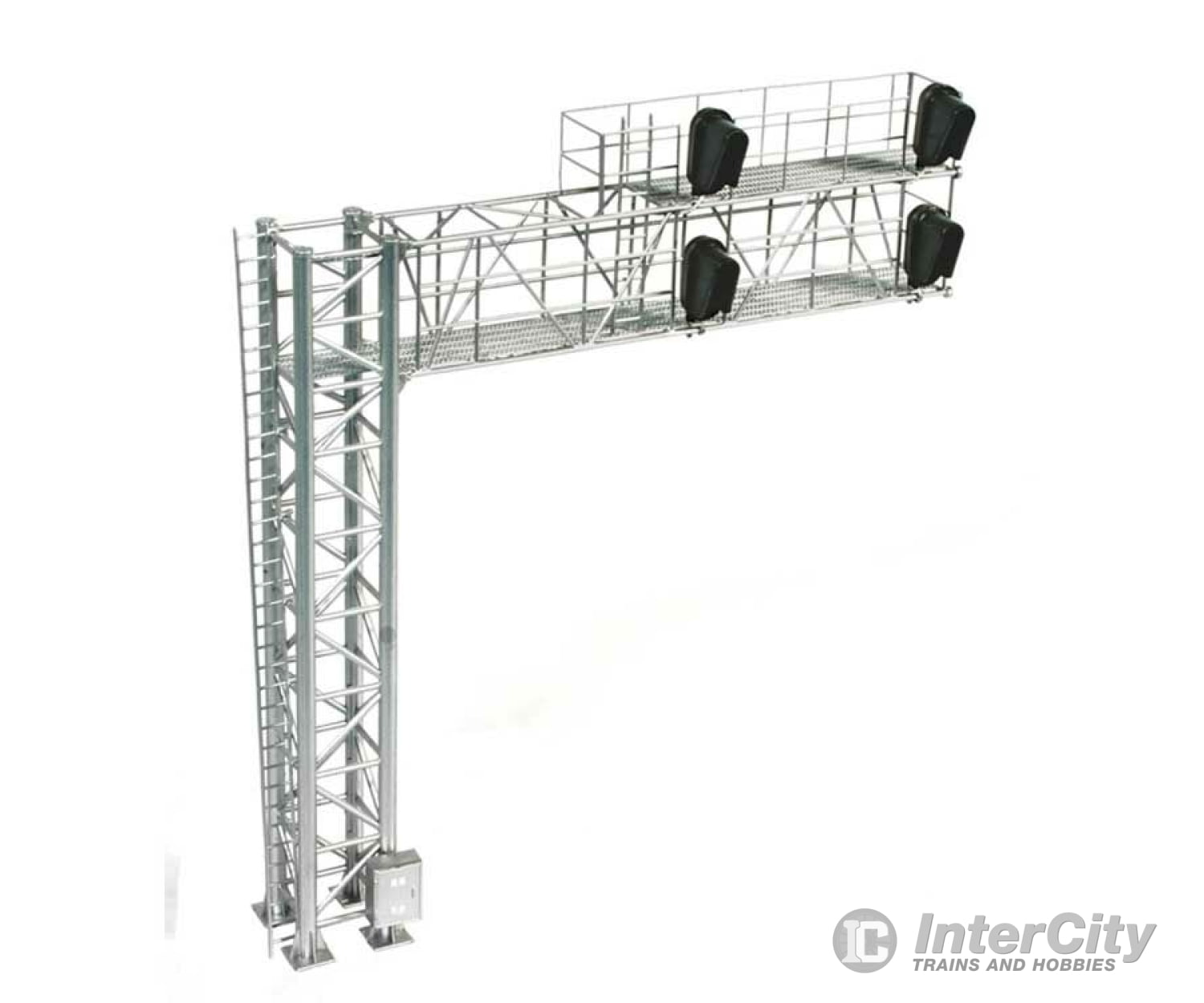 Atlas 70000098 2-Track Modern Cantilever Signal Bridge - All Scales System -- 4 Heads Left-Hand