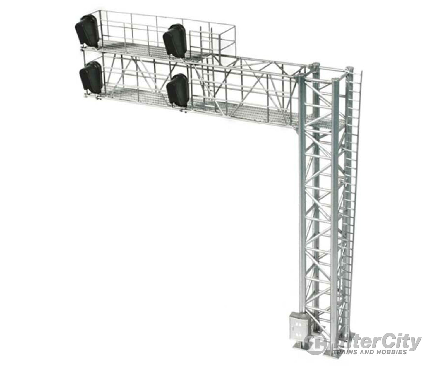 Atlas 70000099 2-Track Modern Cantilever Signal Bridge - All Scales System -- 4 Heads Right-Hand