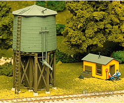 Atlas 703 Water Tower - Kit -- 3-1/8 X 3-1/4 7.8 8.2Cm Structures