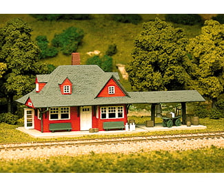Atlas 706 Passenger Station - Kit -- 4-1/8 X 9 10.3 22.5Cm Structures