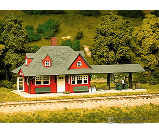 Atlas 706 Passenger Station - Kit -- 4-1/8 X 9 10.3 22.5Cm Structures