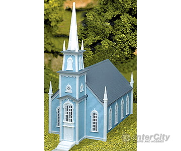 Atlas 708 19Th Century Church - Kit -- 9-1/2 X 4-3/4 10-3/4 23.8 11.9 26.9Cm Structures