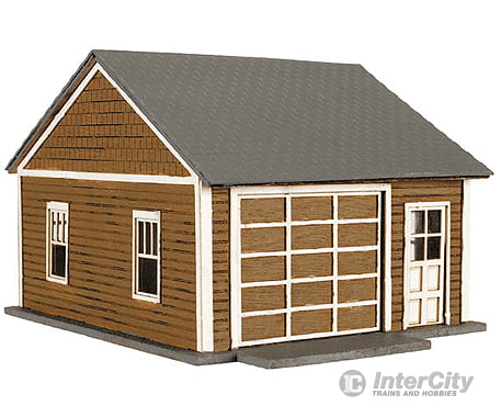 Atlas 735 Kims Classic Garage - Kit (Laser-Cut Wood) -- Pkg(2) Structures