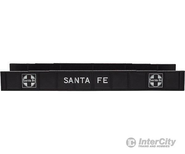 Atlas 893 Decorated Plate Girder Bridge W/Code 100 Track -- Santa Fe (Black White) Tunnels & Bridges