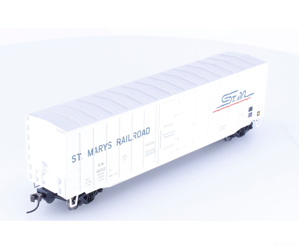 Atlas 925 HO ACF 50’ 6’ Box Car Saint Mary’s Railroad (SM) 4202 - Freight Cars