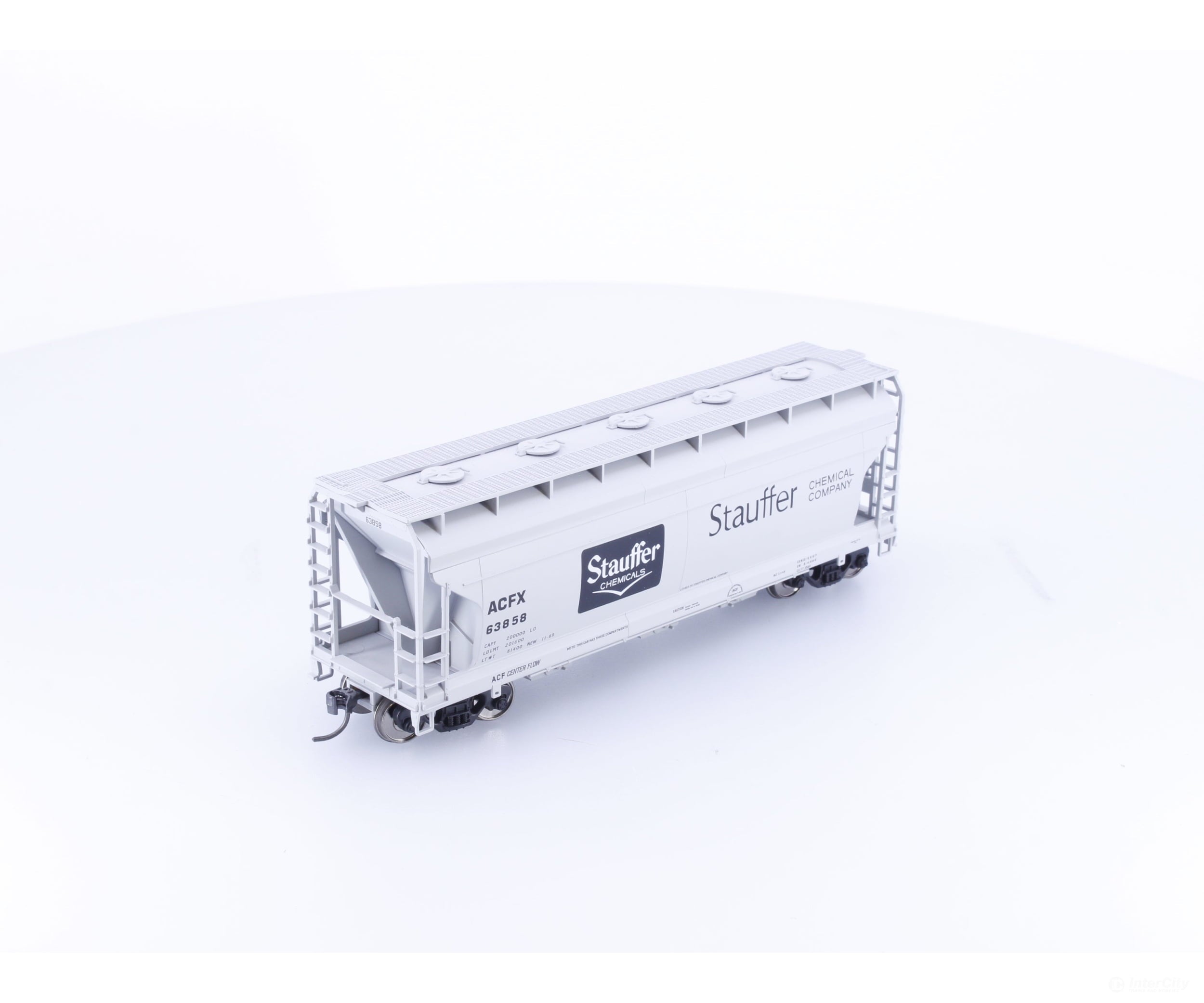 Atlas 944 HO ACF 3560 Covered Hopper Stauffer Chemical #2 American Car and Foundry (ACF/ACFX) 63858 - Freight Cars