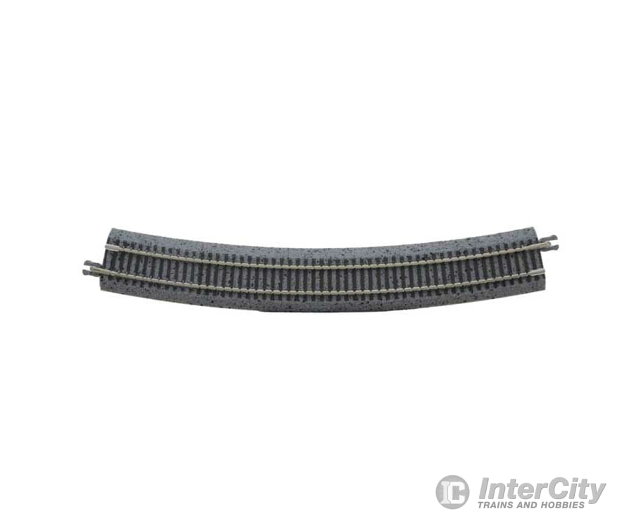 Atlas G2495 Code 65 Curved Track With Gray Ballast - True -- 17 43.2Cm Radius Pkg(6) & Roadbed