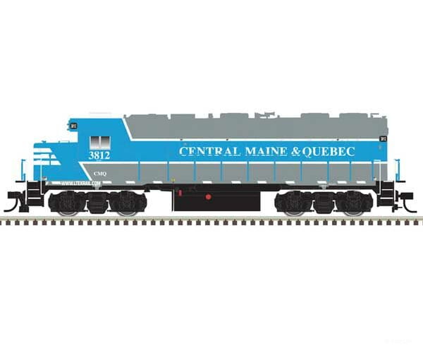 Atlas Ho 10004051 Emd Gp38 Low Nose W/Ditch Lights - Standard Dc Master(R) Silver -- Central Maine