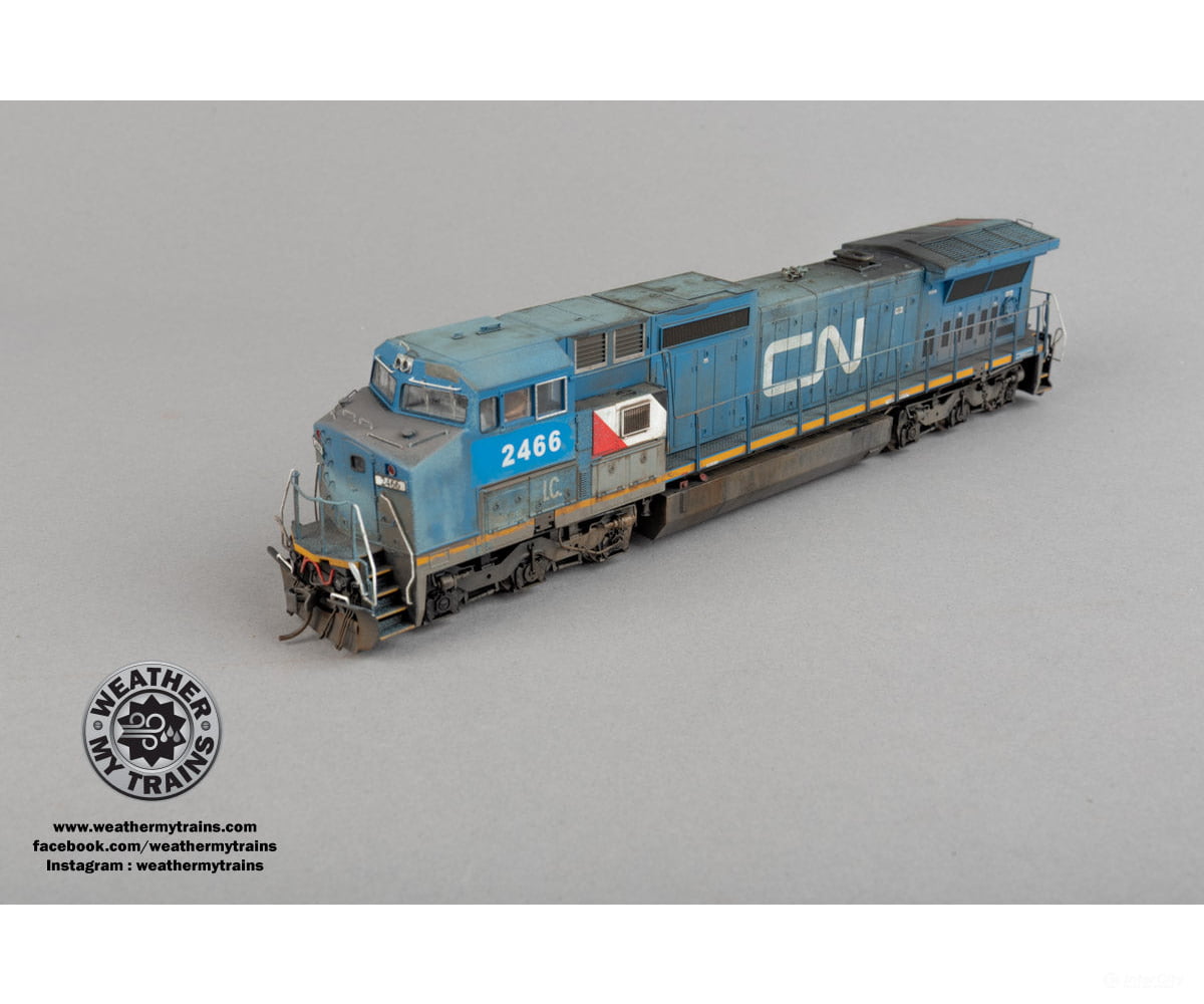 Atlas HO 10004499 GE Dash 8-40CW - LokSound and DCC - Master(R) Gold - Canadian National IC #2466 - Weathered by
