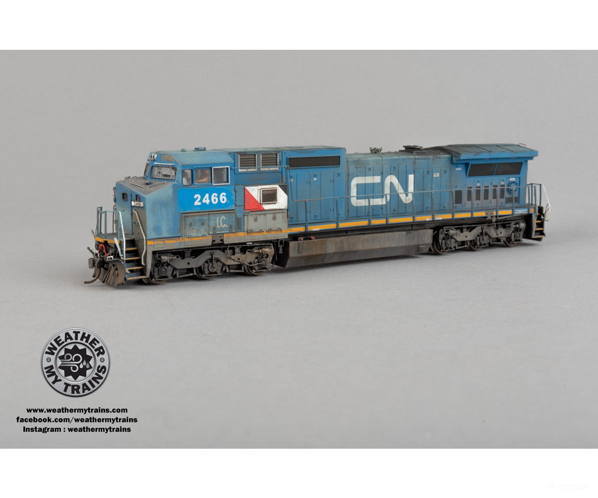 Atlas HO 10004499 GE Dash 8-40CW - LokSound and DCC - Master(R) Gold - Canadian National IC #2466 - Weathered by