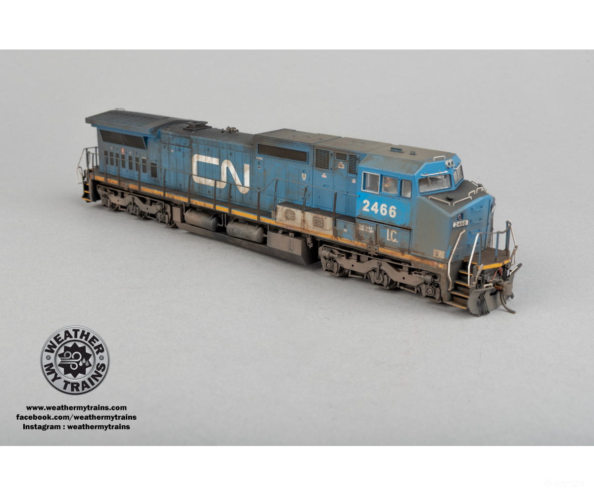 Atlas HO 10004499 GE Dash 8-40CW - LokSound and DCC - Master(R) Gold - Canadian National IC #2466 - Weathered by