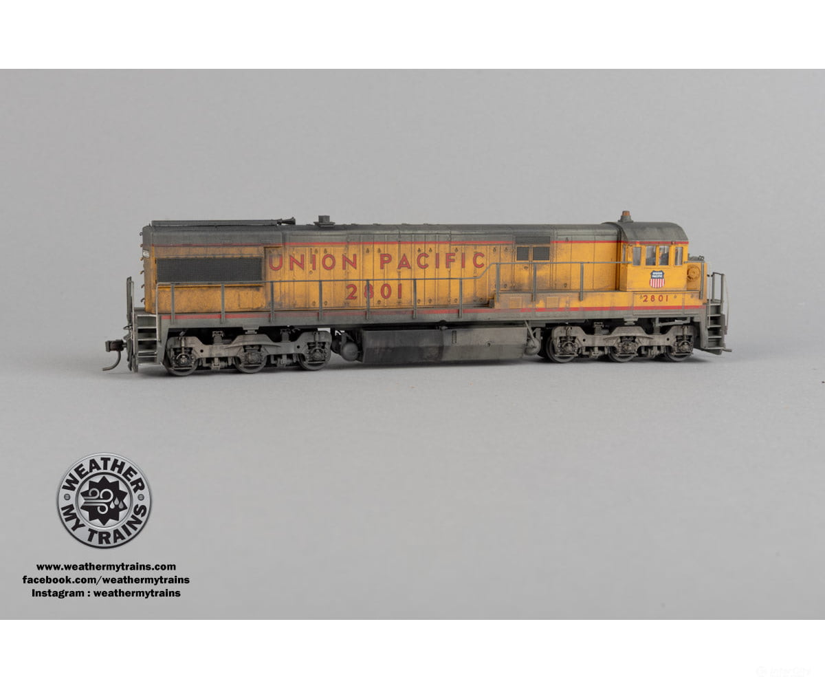 Atlas HO 10004615 GE U28C - LokSound/DCC - Master(R) Gold - Union Pacific #2801 - Weathered by WEATHER MY TRAINS