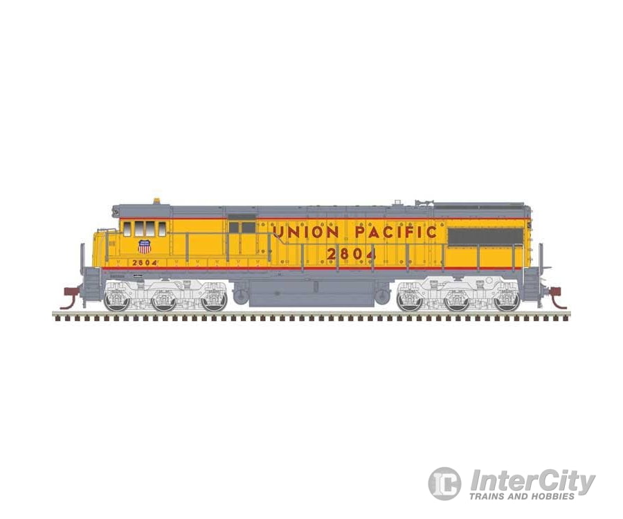 Atlas HO 10004617 GE U28C - LokSound and DCC - Master(R) Gold - Union Pacific #2807 (Armour Yellow gray red frame