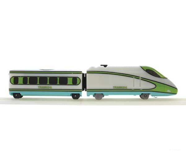 Atlas 15000102 Locomotive And First Class Car Add-On Set - Trainkids -- Glow In The Dark (White