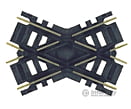 Atlas Ho 174 Custom-Line(R) Crossing - Code 100 -- 45-Degree 3 7.6Cm Black Ties Track & Turnouts