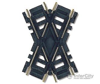 Atlas Ho 175 Custom-Line(R) Crossing - Code 100 -- 60-Degrees 3 7.6Cm Black Ties Track & Turnouts