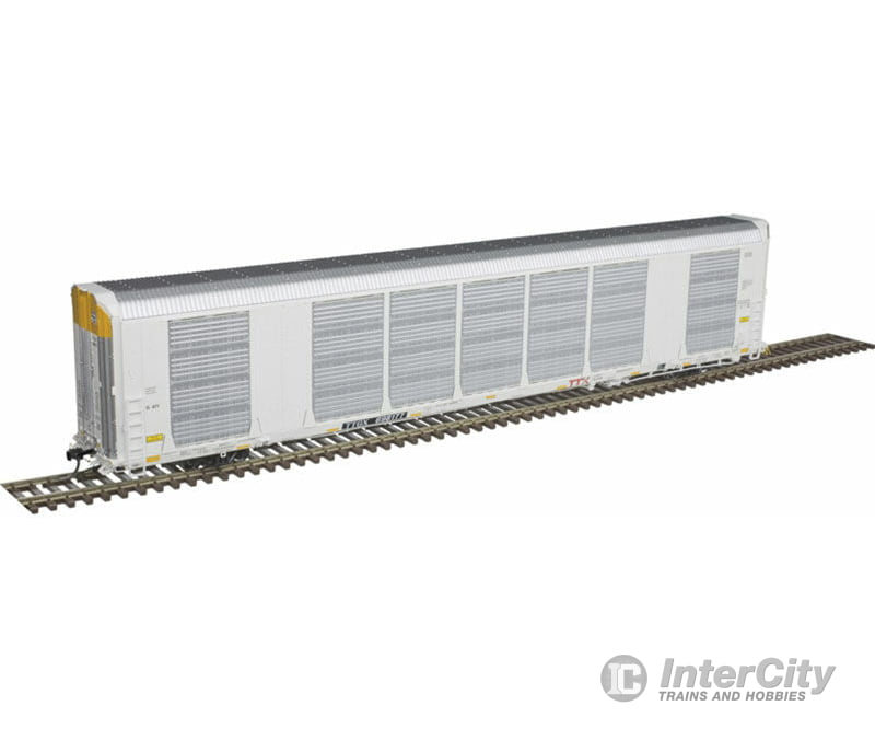 Atlas Ho 20006437 Gunderson Multi-Max Enclosed Auto Rack - Ready To Run -- Ttx 698177 G471 (White