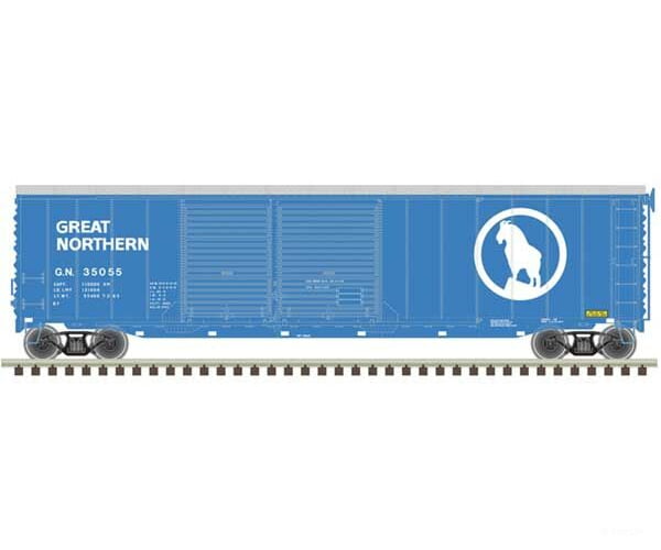 Atlas 20006581 Postwar 50 Double-Door Boxcar - Ready To Run Master(R) -- Great Northern 35930 (Big