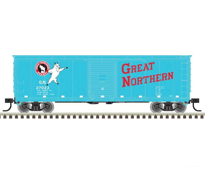Atlas 20007080 Usra Steel Rebuilt 40 Boxcar - Ready To Run Master(R) -- Great Northern #27286