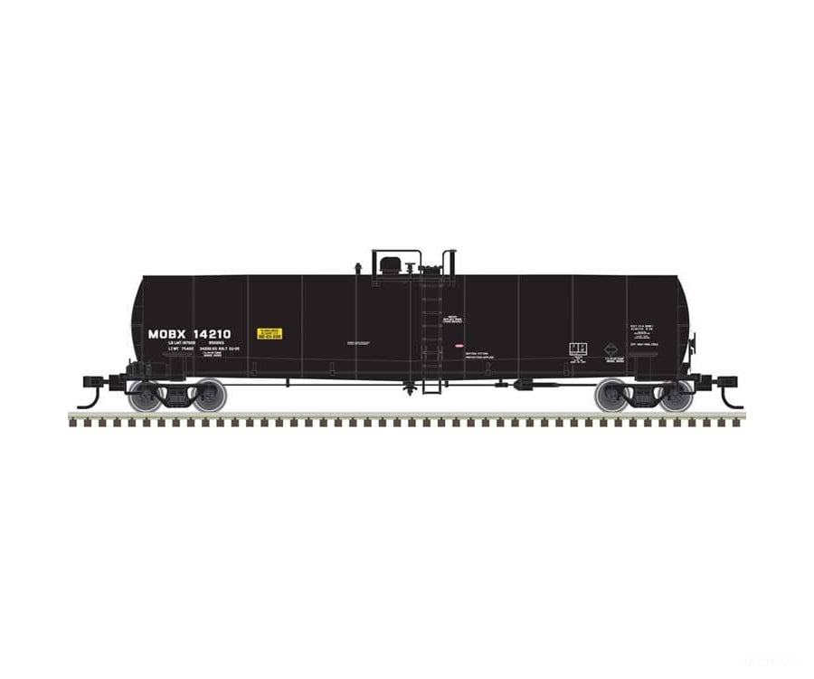 Atlas HO 20007614 ACF 23,500-Gallon Tank Car - Master(R) - Exxon Mobil MOBX #14210 (black reporting marks only)