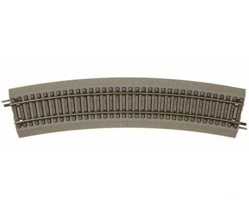 Atlas Ho 463 True-Track(R) Code 83 Track & Roadbed System -- 22 Radius Curve Sections Pkg(4)