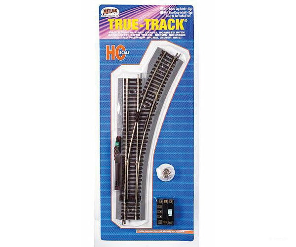 Atlas 481 True-Track(R) Code 83 Track & Roadbed System -- Remote Snap-Switch - Right Hand Turnouts