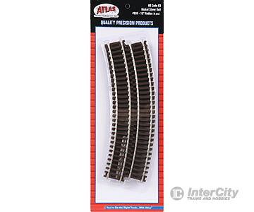 Atlas Ho 530 Code 83 Curved Snap Track -- 15 Radius Pkg(6) & Turnouts