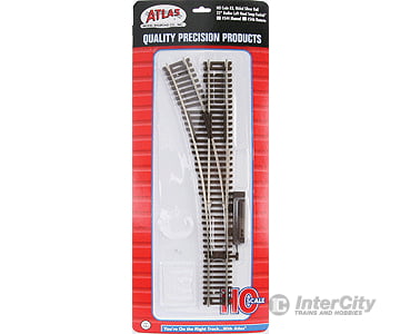 Atlas Ho 544 Code 83 Snap-Switch(R) Manual Turnout -- 22 Radius Left Hand Track & Turnouts
