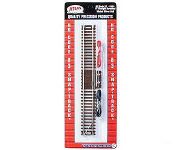 Atlas Ho 554 Code 83 Terminal Track -- With Wire & Turnouts
