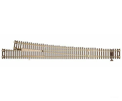 Atlas Ho 566 Code 83 Custom-Line(R) Mark Iv Turnout W/Nickel-Silver Rail & Brown Ties -- #8 Right
