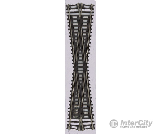 Atlas Ho 571 Code 83 Crossing - Nickel Silver With Brown Ties -- 12-1/2 Degrees Track & Turnouts