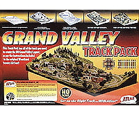 Atlas 589 Grand Valley Track Pack -- For Woodland Scenics Layout (#785-1483 Sold Separately) Kits
