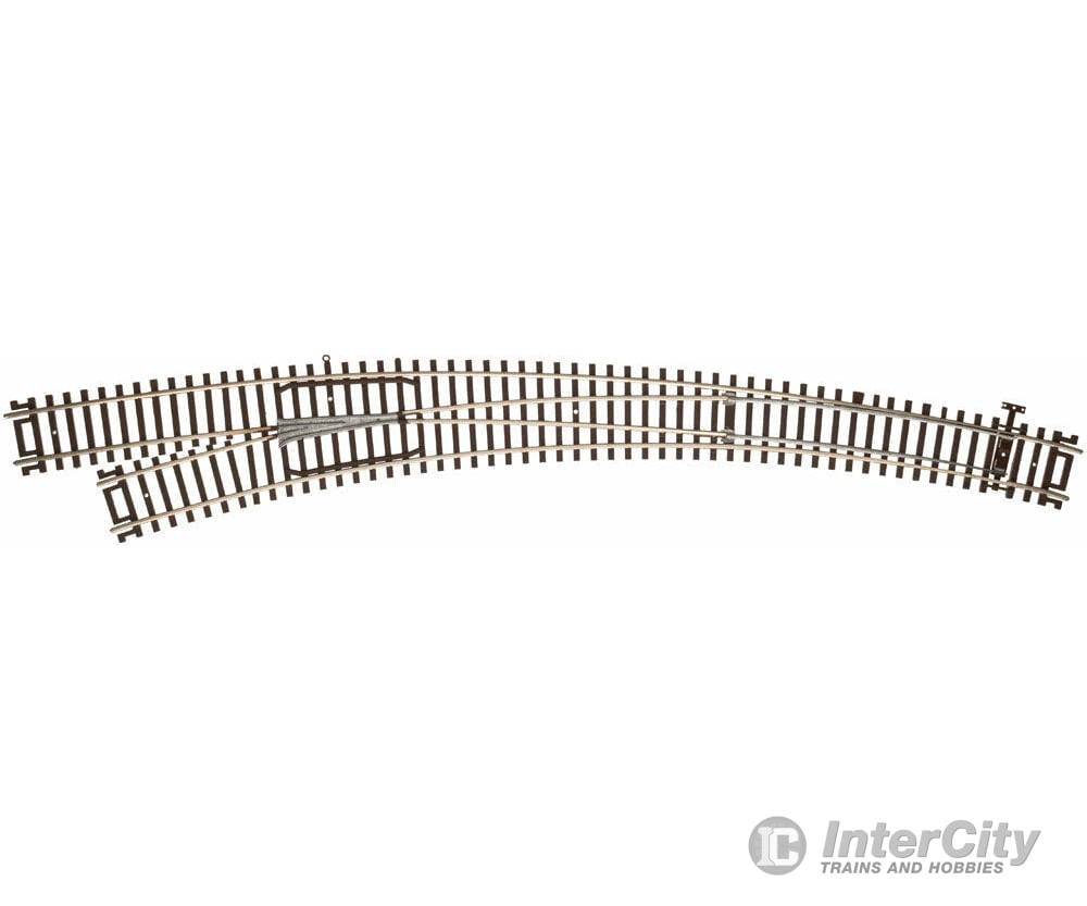 Atlas Ho 595 Code 83 Curved Turnout - Customline(R) Mark Iv -- Left Hand Inside Radius 22 Outside 30