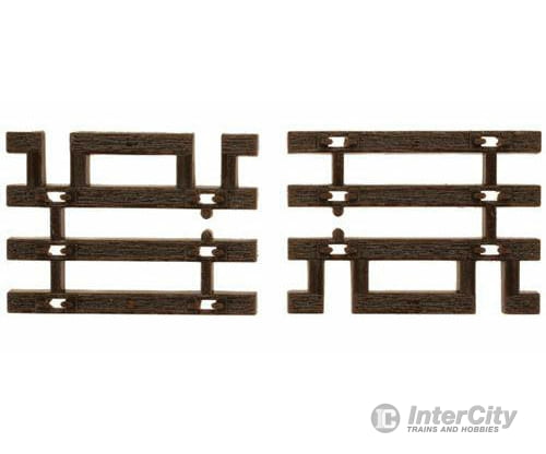 Atlas Ho 598 Flex-Track End Ties -- Code 83 Pkg(6) Track Accessories