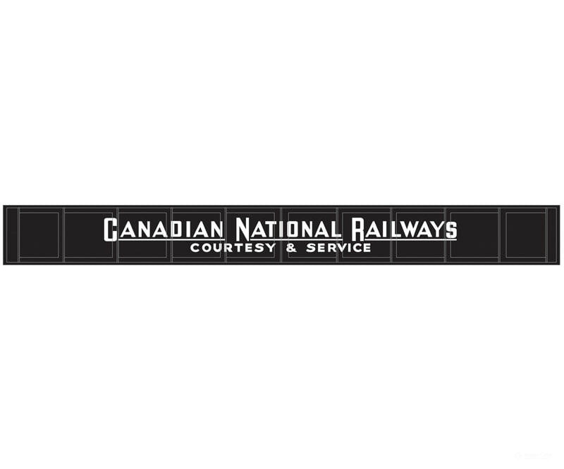 Atlas Ho 70000037 Decorated Plate Girder Bridge W/Code 100 Track -- Kit - Canadian National (Black