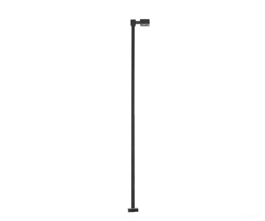 Atlas 70000207 Single-Arm Square Led Light 3-Pack -- Black (Warm White Led) 30 Scale Feet Tall