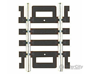 Atlas Ho 825 Straight Snap-Track(R) Nickel-Silver Rail -- 1-1/2 3.8Cm (Black Ties) Pkg(4) Track &