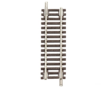 Atlas N 2005 Code 55 Track W/Nickel-Silver Rail & Brown Ties -- Straight - 2 5.1Cm Pkg(6) Turnouts