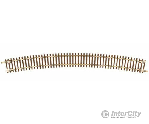 Atlas N 2020 Code 55 Track W/Nickel-Silver Rail & Brown Ties -- 16-1/4 Radius Full Curve Pkg(6)