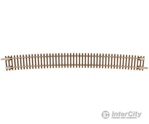Atlas N 2030 Code 55 Track W/Nickel-Silver Rail & Brown Ties -- 30.6 Radius Curve Pkg(6) Turnouts