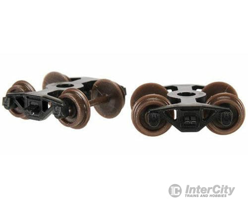 Atlas N 22061 Friction Bearing Caboose Trucks -- 1 Pair Couplers &