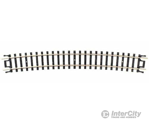 Atlas N 2526 Curved Snap-Track(R) -- 19 Radius Black Ties Pkg(6) Track & Turnouts