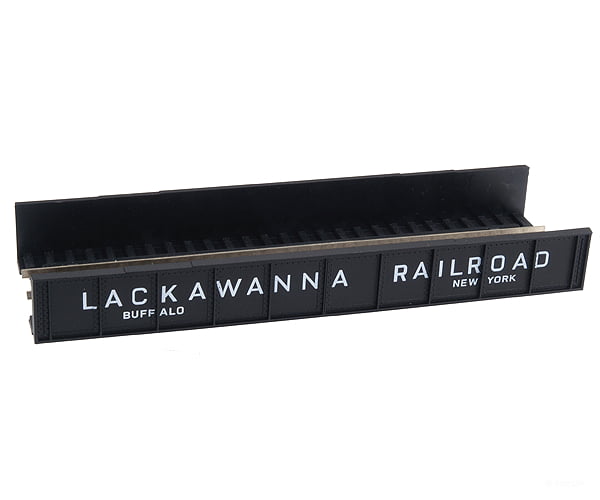 Atlas 2556 Decorated Code 80 Plate-Girder Bridge -- Lackawanna (Black White) Tunnels & Bridges