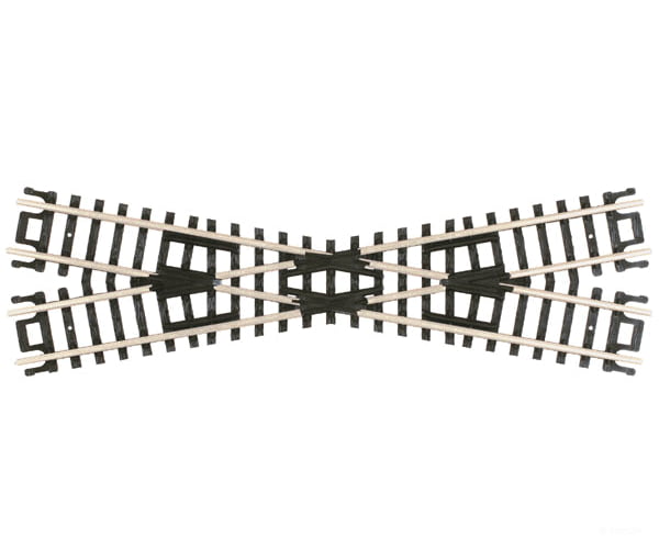 Atlas N 2565 Crossings W/Black Ties -- 20 Degrees Track & Turnouts