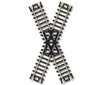 Atlas N 2567 Crossings W/Black Ties -- 45 Degrees Track & Turnouts